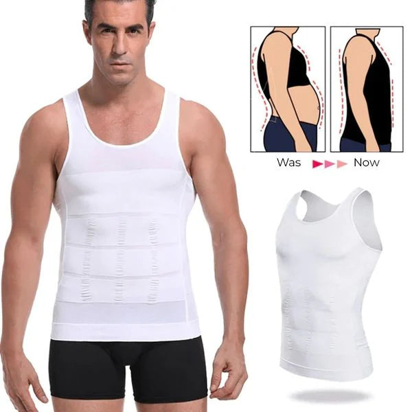 Sway Premium Men’s Body Shaper Vest - Feel the support, see the difference!