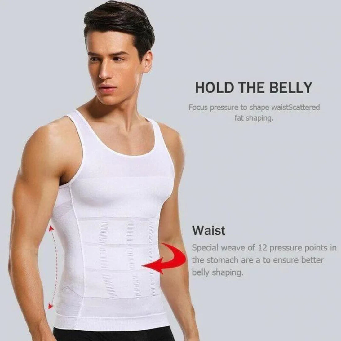 Sway Premium Men’s Body Shaper Vest - Feel the support, see the difference!