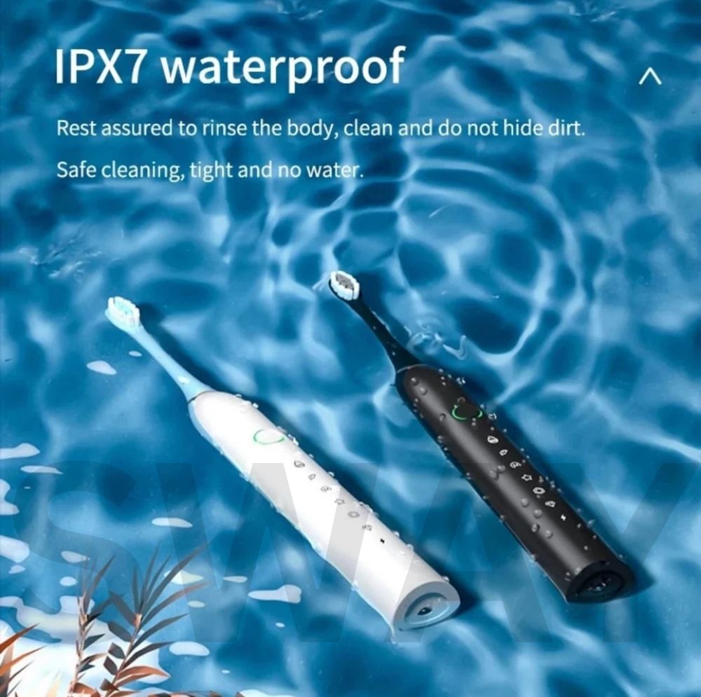 Sway™ X3 Electric Toothbrush – 6 Cleaning Modes + Extra Brush Heads