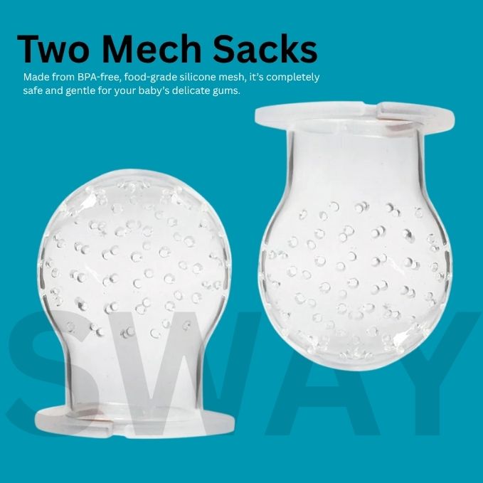 Sway Baby Fruit Pacifier Feeder โ Soft Silicone Teether & Nibbler | Buy 1 Get 1 Free Today Only