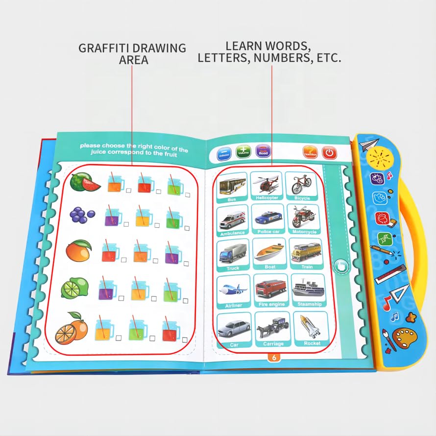 Sway® Interactive Intelligence Book – Talking Educational Learning Toy for Kids (Multi-Sensory)