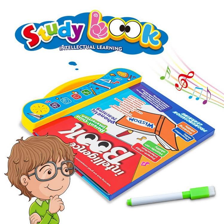 Sway® Interactive Intelligence Book – Talking Educational Learning Toy for Kids (Multi-Sensory)
