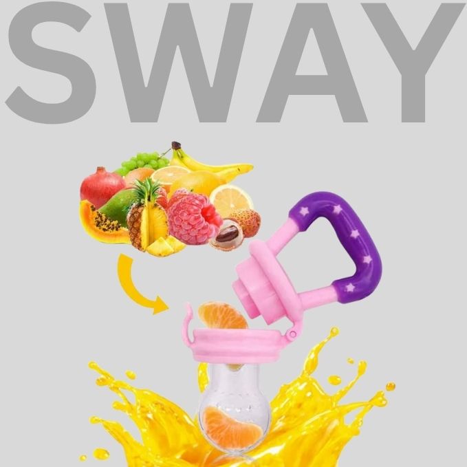 Sway Baby Fruit Pacifier Feeder โ Soft Silicone Teether & Nibbler | Buy 1 Get 1 Free Today Only