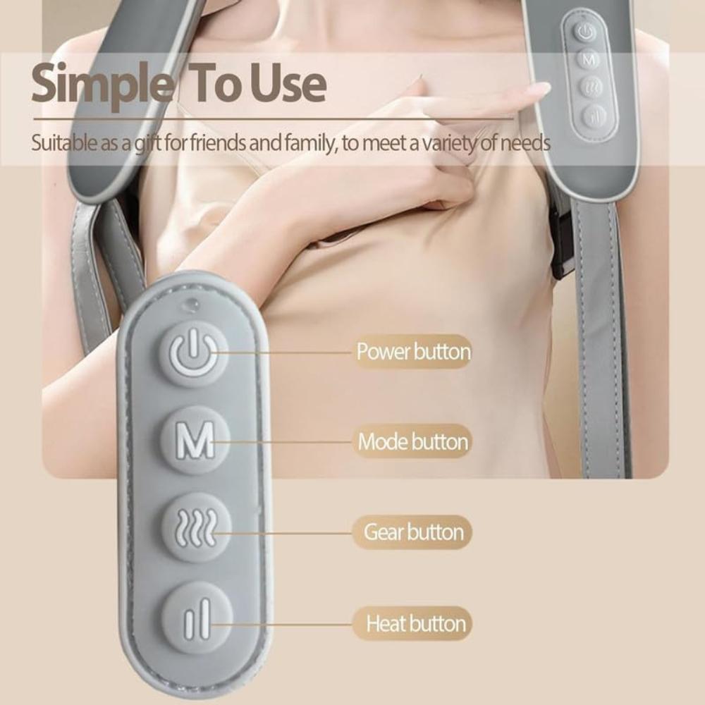 Sway™ Heated Neck Massager – Deep Tissue Relief with Heat & Vibration