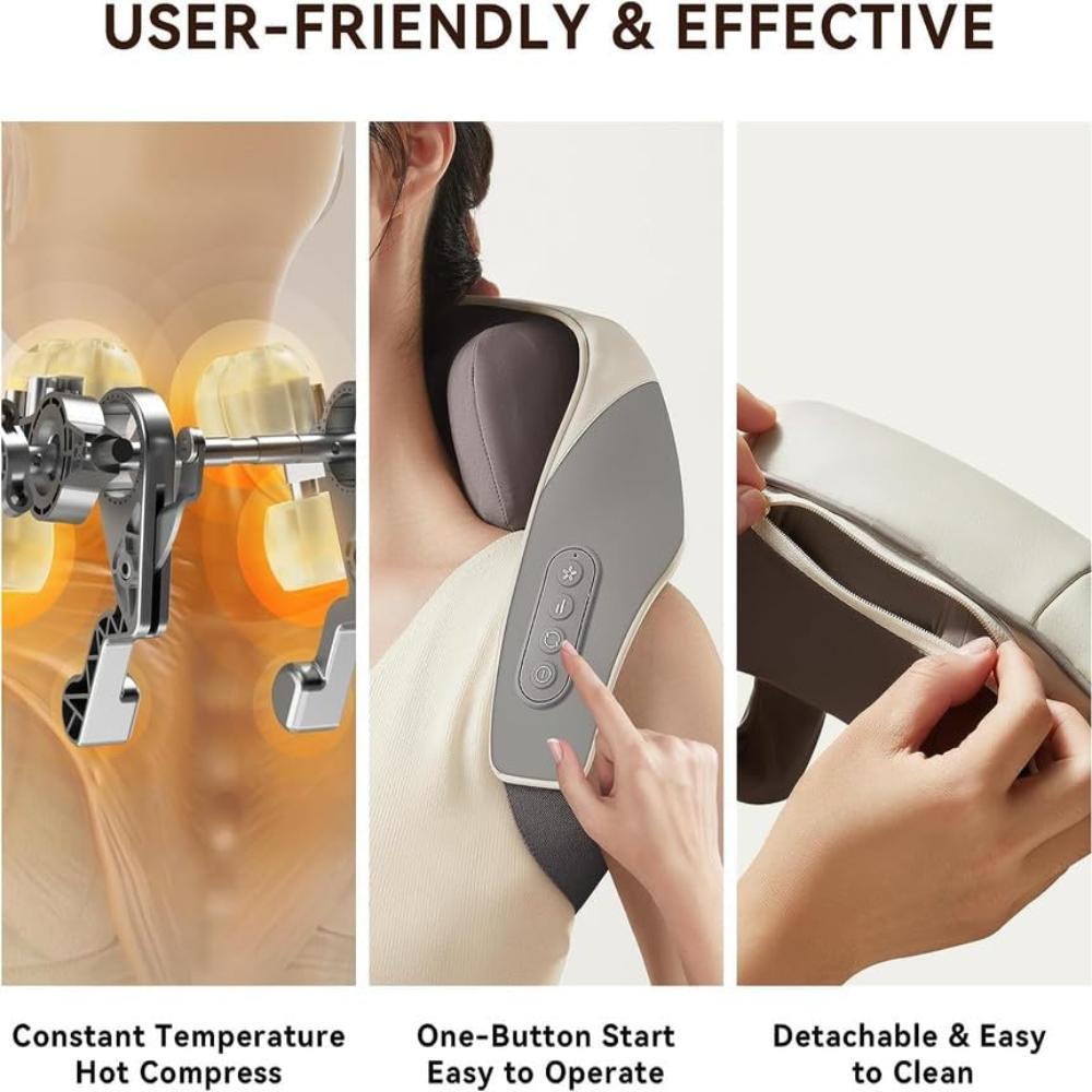 Sway™ Heated Neck Massager – Deep Tissue Relief with Heat & Vibration