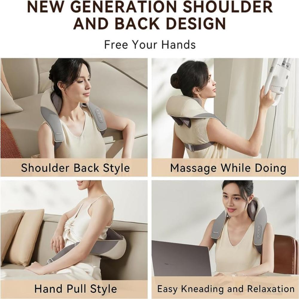 Sway™ Heated Neck Massager – Deep Tissue Relief with Heat & Vibration