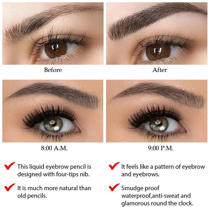 Sway® Waterproof 4 Points Long Lasting Eyebrow Pen - BUY 1 GET 1 FREE