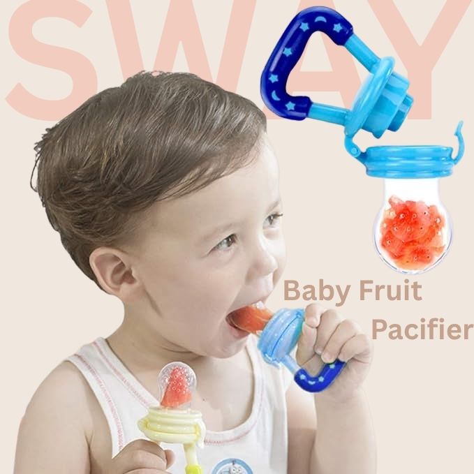 Sway Baby Fruit Pacifier Feeder – Soft Silicone Teether & Nibbler | Buy 1 Get 1 Free Today Only