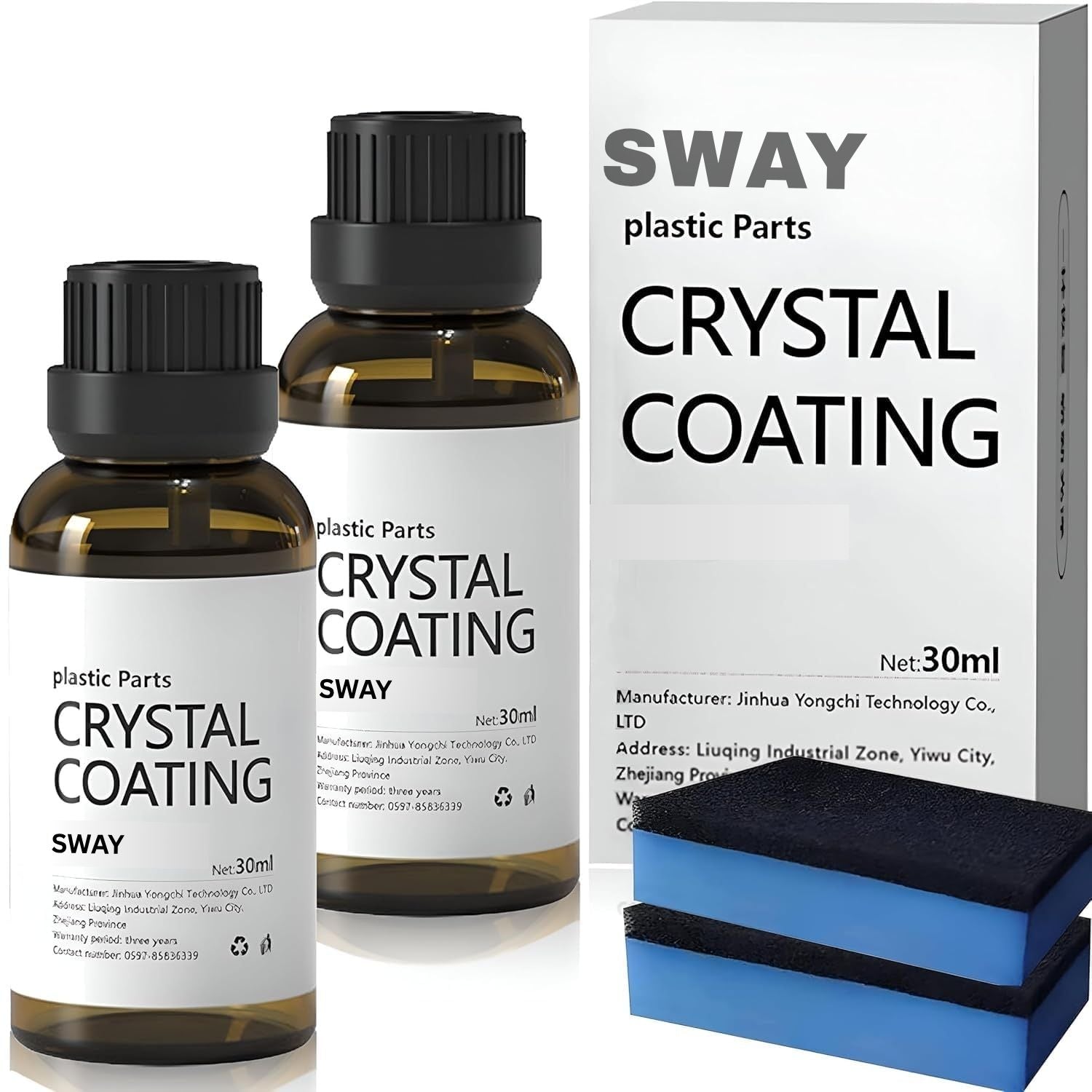 Sway™ Crystal Coating for Cars – Dashboard & Interior Revitalizing Polish (Buy 1 Get 1 Free)