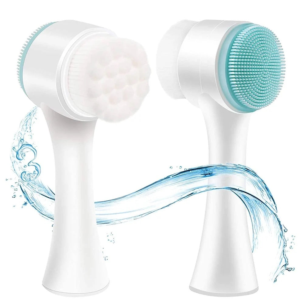 Sway Premium Silicone Round 2 In 1 Face Scrubber Brush