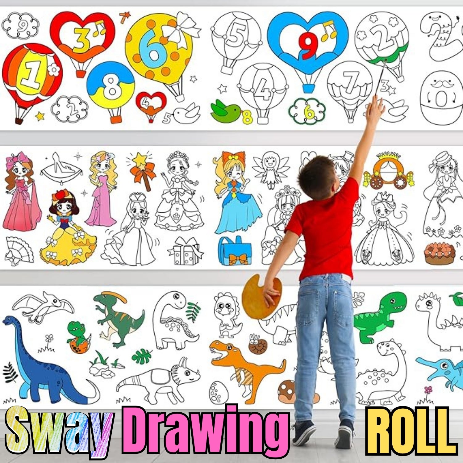 Sway® Children's Drawing Roll