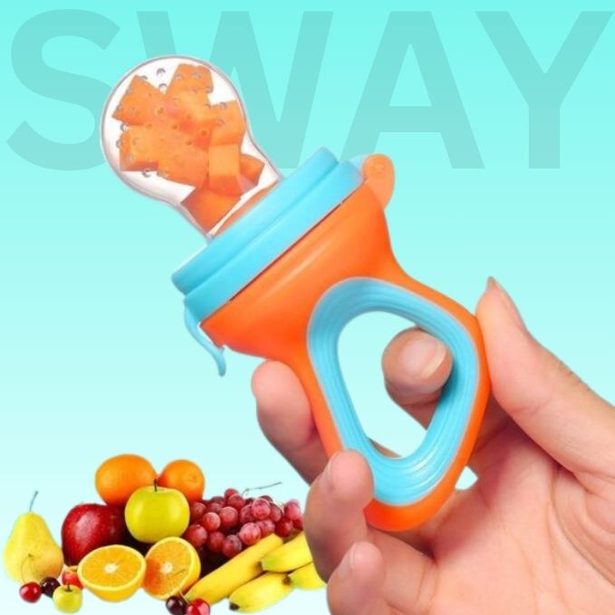 Sway Baby Fruit Pacifier Feeder – Soft Silicone Teether & Nibbler | Buy 1 Get 1 Free Today Only
