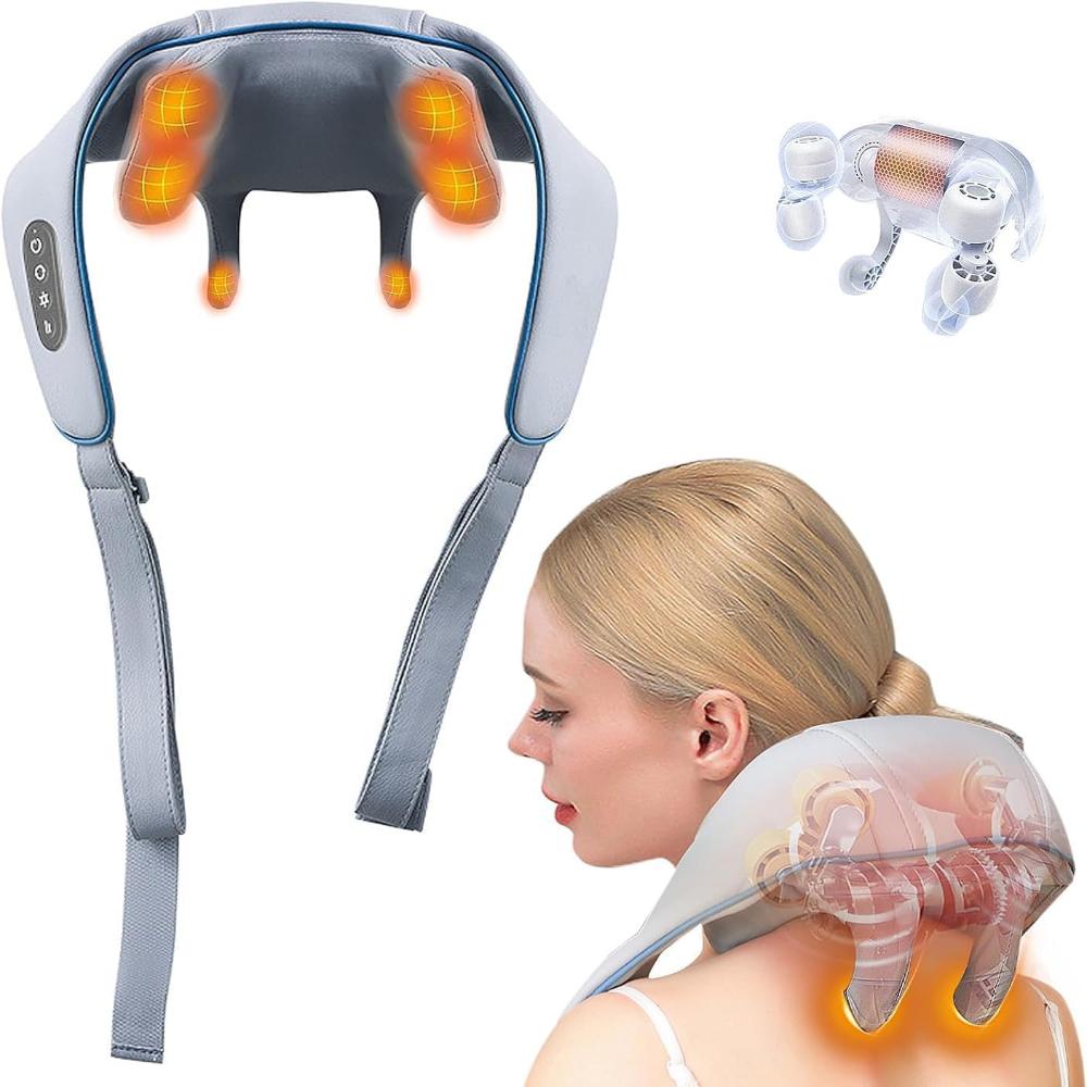 Sway™ Heated Neck Massager – Deep Tissue Relief with Heat & Vibration